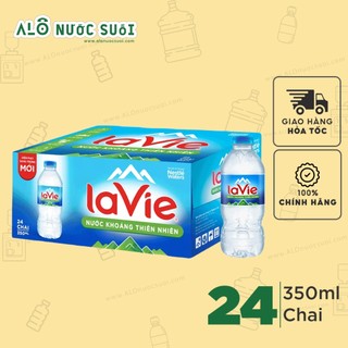Thùng nước suối khoáng LaVie 350ml (24 chai)