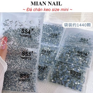 Đá chân keo size nhỏ trắng đá chân keo ss3 ss4 ss5 ss6 đá yhb đá chân lưới chân keo size mini