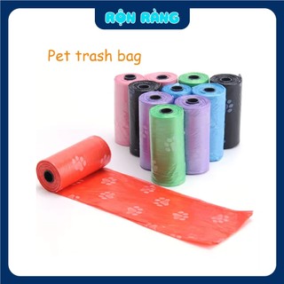 [Combo 3] Cuộn Túi Rác Đựng Phân Chó Mèo (15 túi/cuộn)