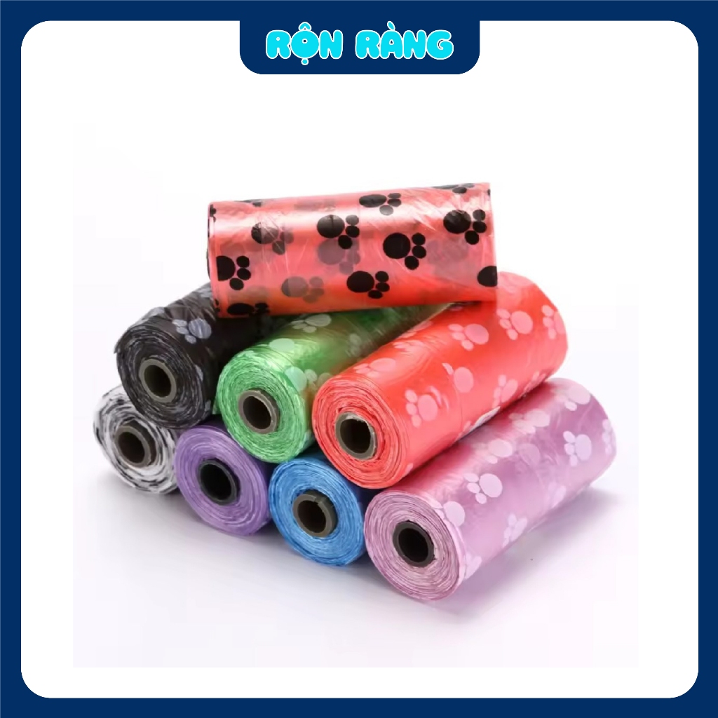 [Combo 3] Cuộn Túi Rác Đựng Phân Chó Mèo (15 túi/cuộn)