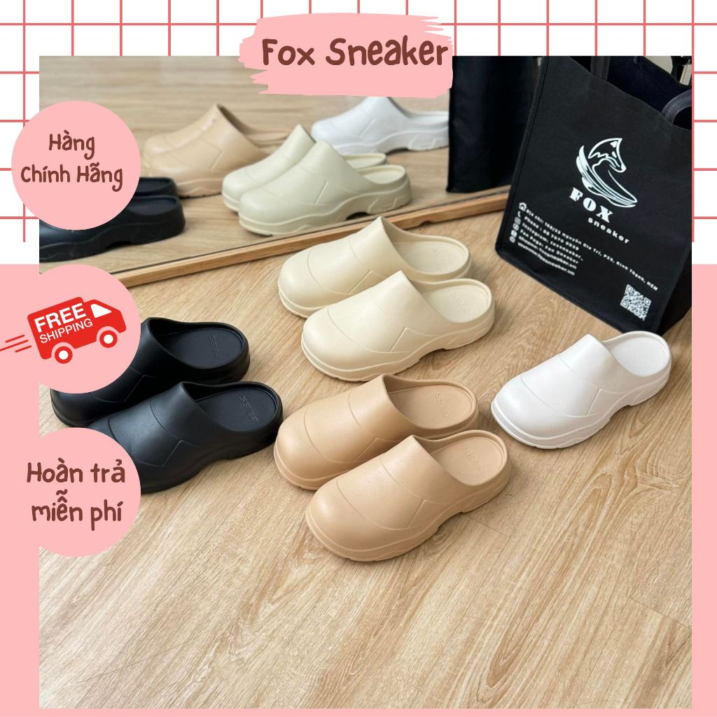 [ Xả Hàng Lỗi - Khó Tính Bỏ Qua ] Dép Sục Bánh Mì 23.65 Hàng Chính Hãng Giá Xả Kho - Fox Sneaker