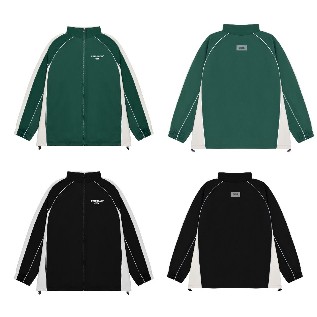 Áo khoác dù phối 2 lớp local brand Otis Club - jacket phối dù ss03 phản quang