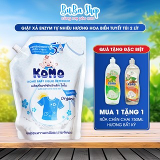  Nước Giặt Komo Hương Hoa Biển Tuyết Túi 2 Lít 