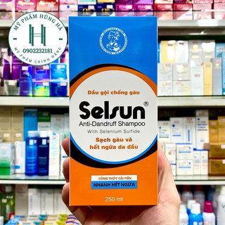 Dầu gội sạch gàu Selsun, giảm gàu, nấm, ngứa da dầu, ngừa gàu quay lại 250ml
