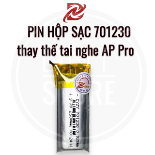 Pin Li-Po 3.7V 701230 230 mAh(Lithium Polyme)cho dock Air pro, ap3