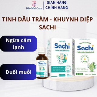  Tinh dầu Tràm - Khuynh diệp Sachi cho bé phòng cảm lạnh đuổi muỗi CHÍNH HÃNG 30ml 