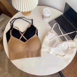 Áo Bra Chữ U Áo Nâng Ngực Áo 2 Dây Thuỷ Lê Mặc Đồ Hở Lưng Không Gọng Chất Su Cao Cấp Không Hằn Phong Cách Hàn Quốc