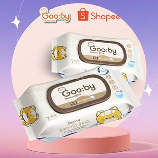 Khăn ướt Gooby Premium đa năng, mềm, mịn, không cồn, không parabens, AN TOÀN CHO TRẺ SƠ SINH 60 - 100 TỜ
