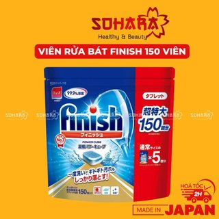 Viên rửa bát finish dành cho máy rửa bát nhật bản 150 viên