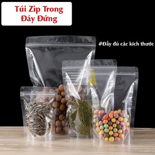 Túi zip đáy đứng 2 mặt trong. túi zip trong đựng thực phẩm cao cấp
