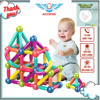  Đồ Chơi Lắp Ráp Mô Hình Lego Nam Châm 64-72 Chi Tiết Lego Từ Tính Đồ chơi thông minh cho bé 