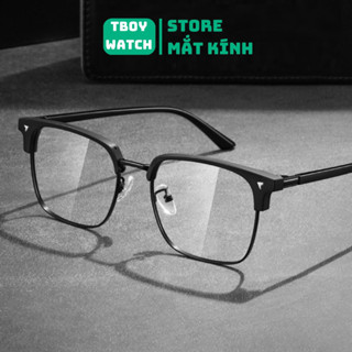 Gọng kính giả cận nam nữ SWINTA ASX – Gọng nửa viền kim loại cao cấp, thời trang Hàn, chống ánh sáng xanh & tia UV400
