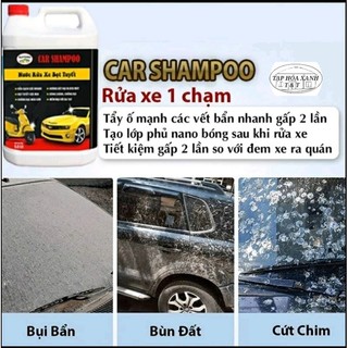 Nước rửa xe bọt tuyết chuyên dụng Car Shampoo 5L cho ô tô, xe máy