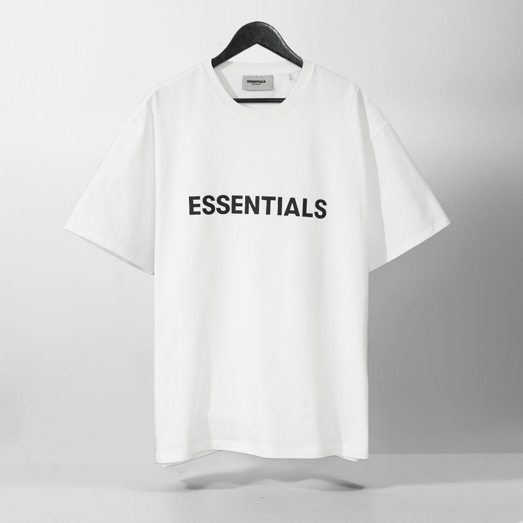 Áo Thun Esentials Logo In Nổi Chuẩn Cotton Lạnh 2 Chiều Thoáng Mát - Lorence
