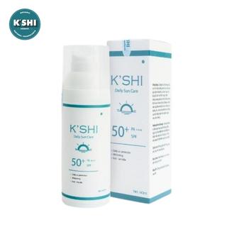Kem Chống Nắng K'shi Nâng Tone, Bảo Vệ Và Dưỡng Trắng Da Kshi Daily Sun Care 60ml SPF 50+ PA+++ Hàn Quốc [Ưu Đãi Sock]