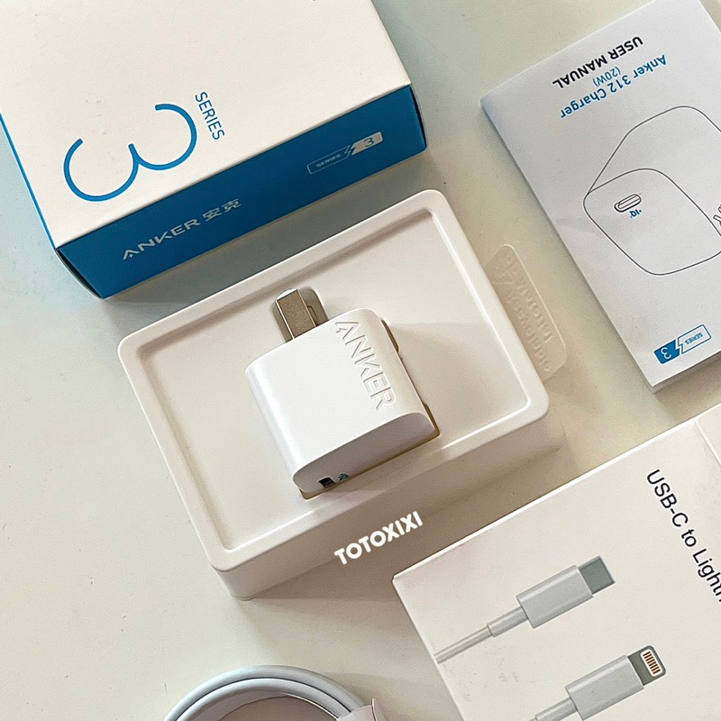 Cục sạc nhanh Anker bộ củ sạc + dây