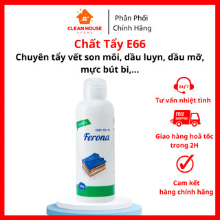 Chất tẩy E66 Ecogy chuyên tẩy vết son môi, dầu luyn, mưc bút bi, vết sơn bám trên đồ vải nhanh chóng, hiệu quả