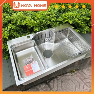 Chậu rửa bát 1 hố sus304 đúc hanmade , bồn rửa chén 1 hố đúc inox 304 nóng lạnh cao cấp
