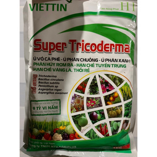 Men vi sinh nấm super TRICHODERMA VIETTIN dùng ủ phân và xử lý đất (gói 1 kg)
