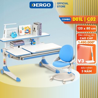 Bộ Bàn Học Thủy Lực Cao Cấp DERGO Hanover D01L - C02