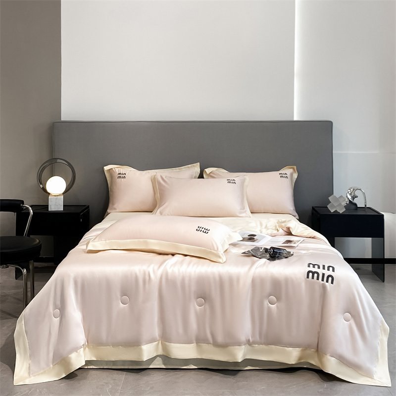 Bộ Chăn Ga Gối Phi Lụa MinMin Chăn Chần Bông [ Hàng Nhập Khẩu ]💖 Maibedding