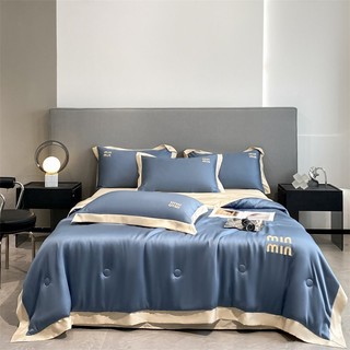 Bộ Chăn Ga Gối Phi Lụa MinMin Chăn Chần Bông [ Hàng Nhập Khẩu ]💖 Maibedding
