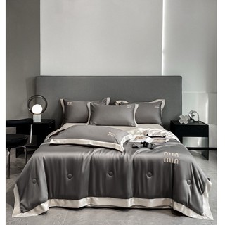Bộ Chăn Ga Gối Phi Lụa MinMin Chăn Chần Bông [ Hàng Nhập Khẩu ]💖 Maibedding