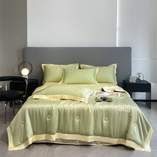 Bộ Chăn Ga Gối Phi Lụa MinMin Chăn Chần Bông [ Hàng Nhập Khẩu ]💖 Maibedding
