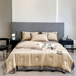 Bộ Chăn Ga Gối Phi Lụa MinMin Chăn Chần Bông [ Hàng Nhập Khẩu ]💖 Maibedding