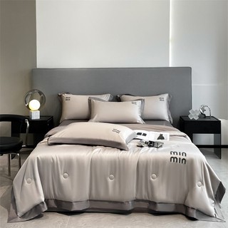Bộ Chăn Ga Gối Phi Lụa MinMin Chăn Chần Bông [ Hàng Nhập Khẩu ]💖 Maibedding