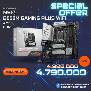 Mainboard msi b650m gaming plus wifi