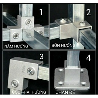 KHỚP NỐI ĐA NĂNG NHÔM HỢP KIM DÀY 2,5 mm Có sẵn ốc vít Đấu Nối Hộp Vuông 25 mm X 25 mm