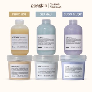 Cặp dầu gội xả Davines Nounou - Melu - Minu - Love Curl - Love Smoothing 250ML