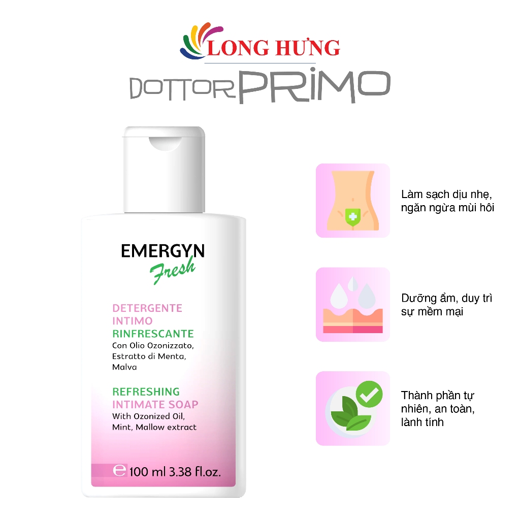 Dung dịch vệ sinh phụ nữ DottorPrimo Emergyn Fresh (100ml)