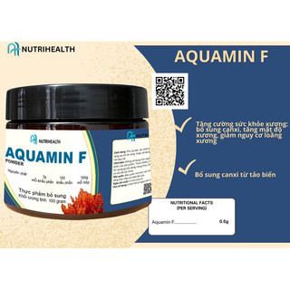 100g aquamin f, canxi, calci hữu cơ từ tảo đỏ, bổ sung calci