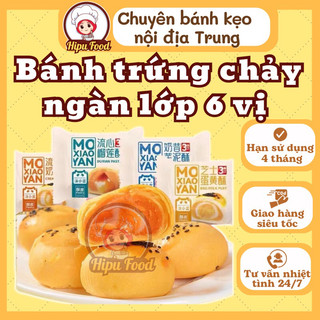 Bánh trứng chảy ngàn lớp nhiều vị nhân trứng muối, khoai môn siêu hot