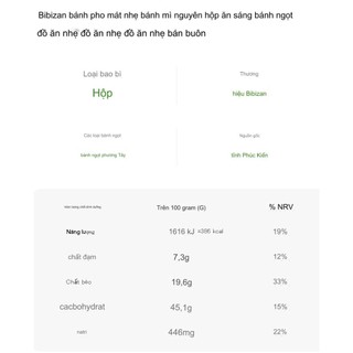 Bánh bông lan phô mai Bibizan