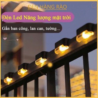 Đèn năng lượng mặt trời đèn led trang trí ngoài trời sân vườn gắn bậc cầu thang lan can hàng rào kháng nước