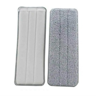 ( màu xám hình chữ nhật ) miếng bông lau nhà thay thế cho cây lau nhà tự vắt thông dụng kích thước 12x32cm