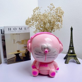 Lợn đất tiết kiệm, Heo đất tiết kiệm hình DORAEMON dễ thương - Xưởng Lợn Đất