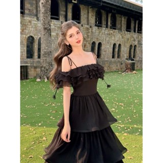 váy maxi dáng dài xòe tiểu thư