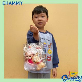 Set đồ chơi búp bê và gấu cho bé gái CHAMMY đồ chơi bế em búp bê babie