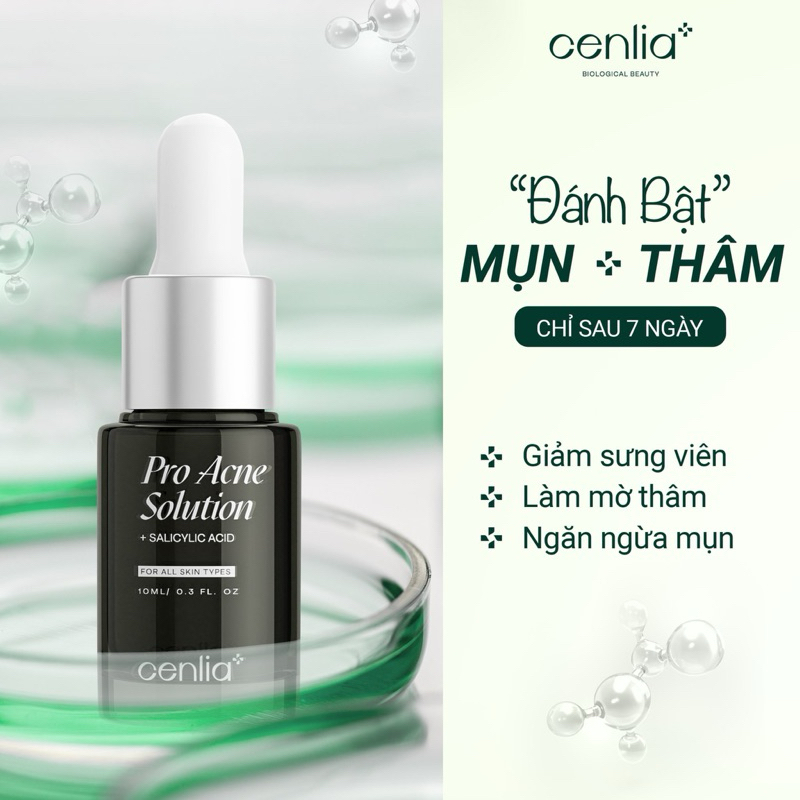 SERUM MỤN CENLIA ANTI-ACNE (Mẫu mới nhất 2023)