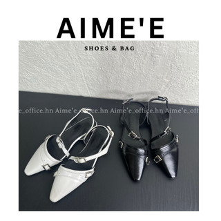 [ Restock thêm đủ size AG02] Giầy nữ giầy bệt mũi nhọn kiểu dáng độc đáo cá tinh siêu xinh chất đẹp mẫu mới 2024