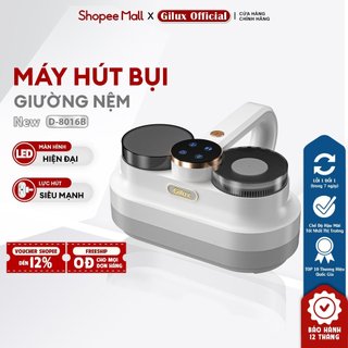 Máy hút bụi giường nệm diệt khuẩn UV kép Gilux cầm tay-Hàng chính hãng-Phát Hiện Mạt Bụi Tia UV Sóng âm-Diệt Bọ Ve