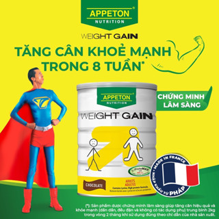 Sữa Appeton Nutrition Weight Gain giúp người gầy tăng cân khoẻ mạnh