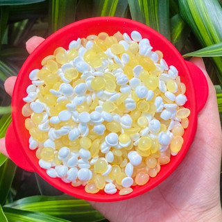 SÁP WAX LÔNG NÓNG SIÊU BÁM LÔNG MÀU MIX DỪA Tặng Kèm Que Waxing