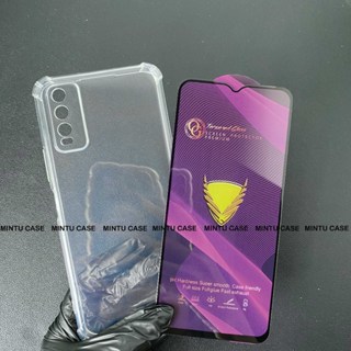 Ốp lưng và cường lực Vivo Y12s / Y20 / Y20s - Loại trong suốt chống sốc TSCS