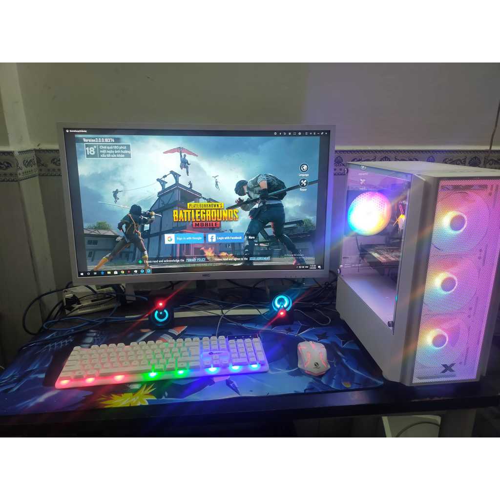 Bộ .máy 5tr5 kèm màn hình 32in trắng cong  chơi  mượt Gta5, pubg pc , naraka | BigBuy360 - bigbuy360.vn