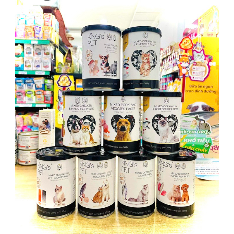 PATE KING PET CHO CHÓ MÈO 380G